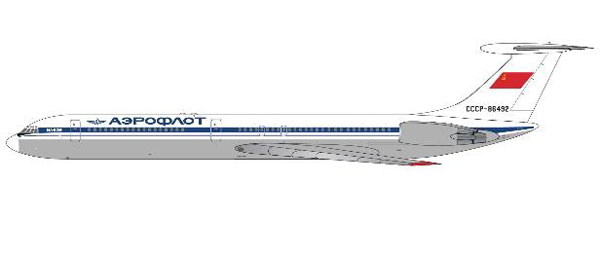 1/400 Gemini Jets アエロフロートIL-62M Gemini Jets Aeroflot Ilyushin IL-62M 1:400 Scale GJAFL2083