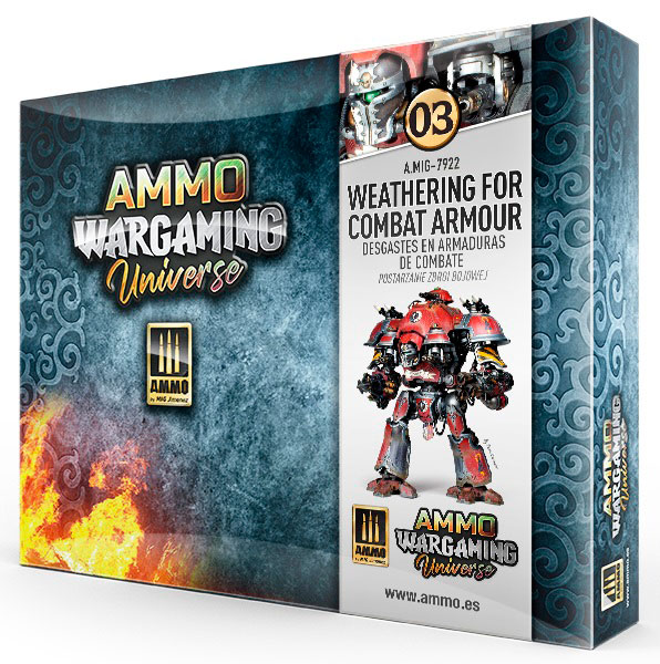 塗料・工具　アモ ウォーゲーミング ユニバース #03：ウェザリング コンバットアーマー [AMO-7922] アモ ウォーゲーミング ユニバース #03： ウェザリング