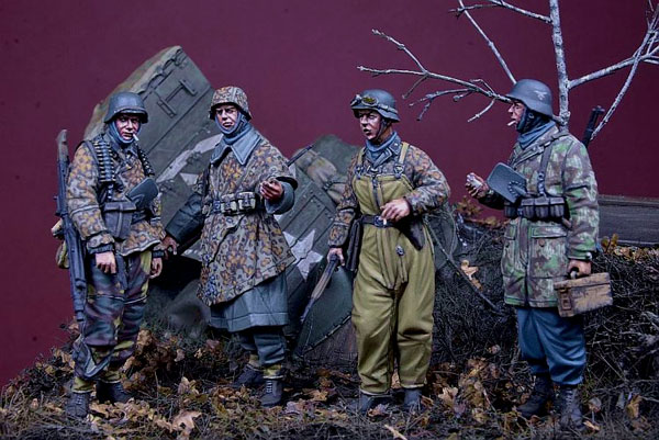 1/35 WWII ドイツ武装親衛隊 「ポトー迎撃戦」セット ハンセン戦闘団