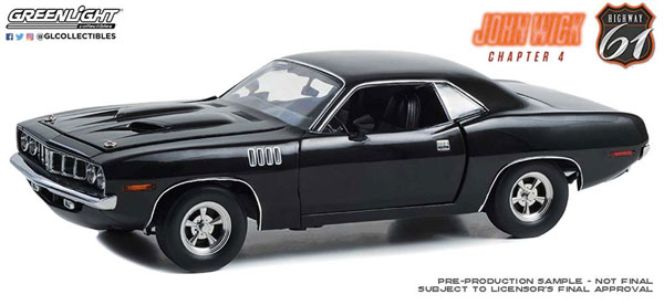 グリーンライト　ジョン・ウィック　クーダ　1/18 未開封 Highway 61 - 1/18 John Wick： Chapter 4 (2023) - 1971 Plymouth