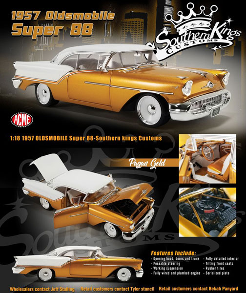 1/18 1957 Oldsmobile Super 88 Southern Kings Customs[ACME]【送料無料】《在庫切れ》