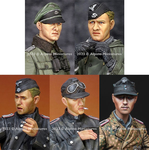 1/35 WWII ドイツ 武装親衛隊ヘッドセット#5[アルパイン]《在庫切れ》