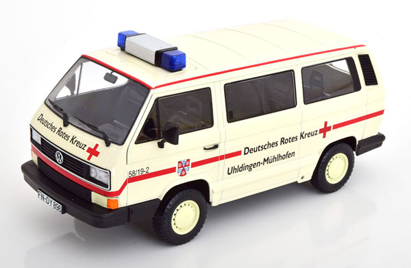 1/18 フォルクスワーゲン バス T3 Syncro 1987 ドイツ赤十字社[KKスケール]