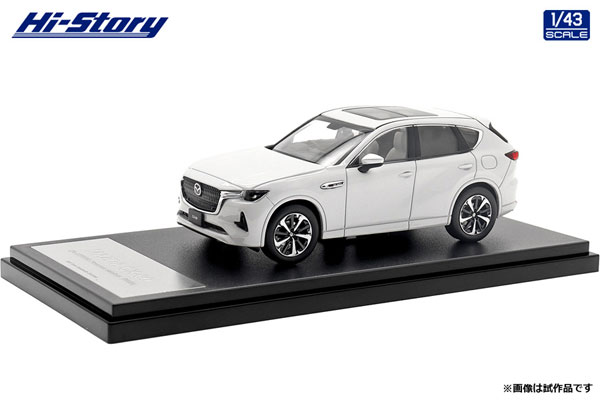 1/43 MAZDA CX-60 XD ハイブリッドPREMIUM MODERN 1/43 MAZDA CX-60 XD-HYBRID Premium Modern (2022) ロジウムホワイト