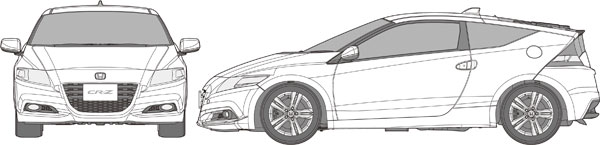 1/24 インチアップシリーズ No.282 ホンダCR-Z 2011年日本カー・オブ・ザ・イヤー 受賞記念車 プラモデル（再販）[フジミ模型]《０７月予約》