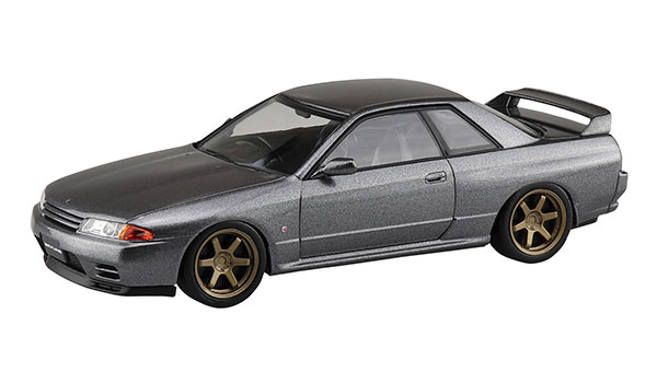 ザ・スナップキット No.14-SP1 ニッサン R32スカイラインGT-R カスタムホイール(ガングレーメタリック)  プラモデル[アオシマ]《在庫切れ》