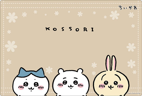 ブシロード ラバーマット ちいかわ うさぎ プレイマット　スリーブコレクション サプライ】「ちいかわ」から『ちいかわ』『うさぎ』『ハチワレ