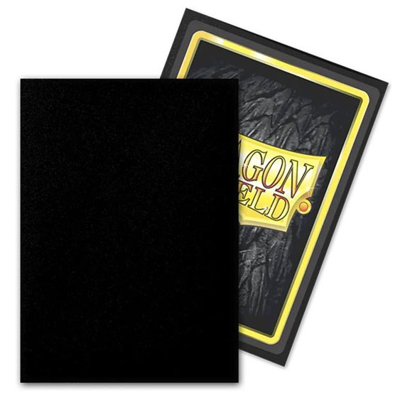 AT-13003 DS100 スタンダードサイズOuter Sleeves - Matte Black パック[ARCANE TINMEN]《発売済・在庫品》