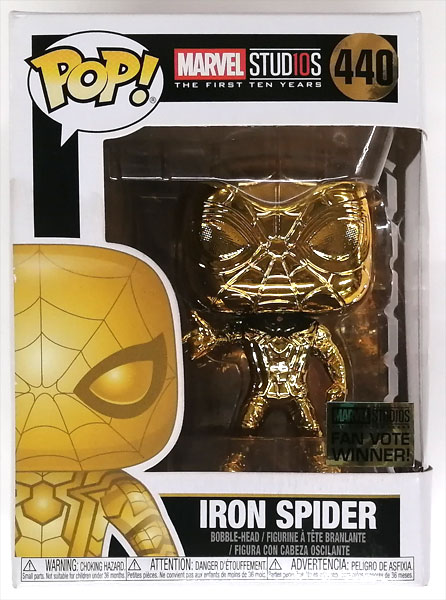 POP! AVENGERS INFINITY WAR IRON SPIDER GOLD