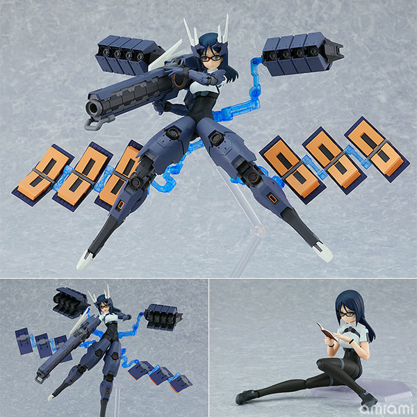 【中古】【特典】figma アリス・ギア・アイギス 百科文嘉 (GOODSMILE ONLINE SHOP限定)[マックスファクトリー]