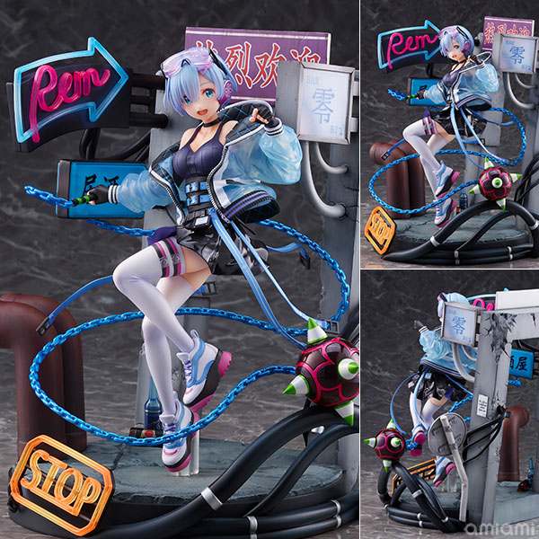 【特典】Re：ゼロから始める異世界生活 レム -Neon City Ver.- 1/7 完成品フィギュア (SHIBUYA SCRAMBLE FIGUREオンラインストア、Amazon限定)