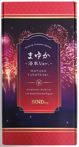 【中古】【特典】BINDing クリエイターズ オピニオン まゆか 浴衣Ver. 1/4 完成品フィギュア (ネイティブオンラインショップ、FANZA限定)[BINDing]