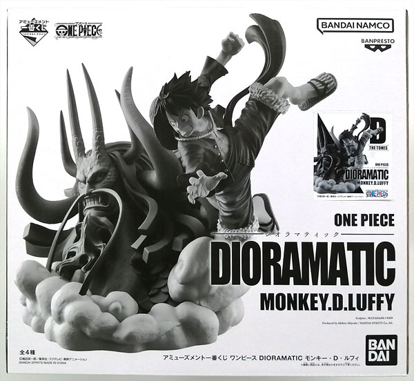 【中古】(本体A/箱B)アミューズメント一番くじ ワンピース DIORAMATIC モンキー・D・ルフィ THE TONES (プライズ)[BANDAI SPIRITS]《発売済・在庫品》