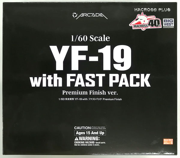 1/60 完全変形 YF-19 ファストパック Premium Finish-