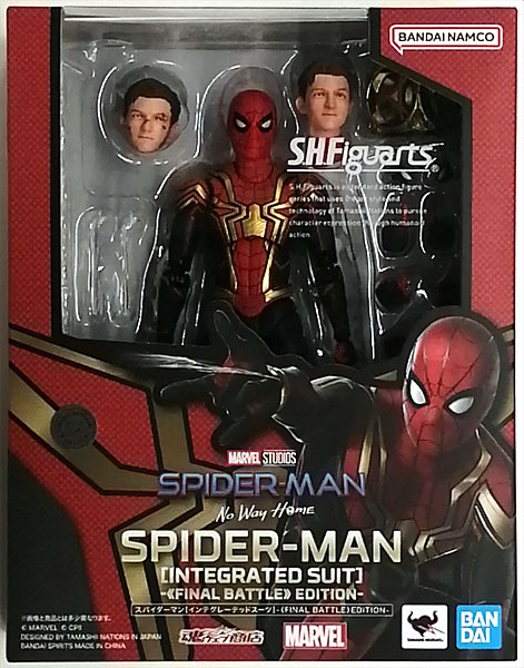 中古】(本体A/箱B)S.H.Figuarts SPIDER-MAN：No Way Home