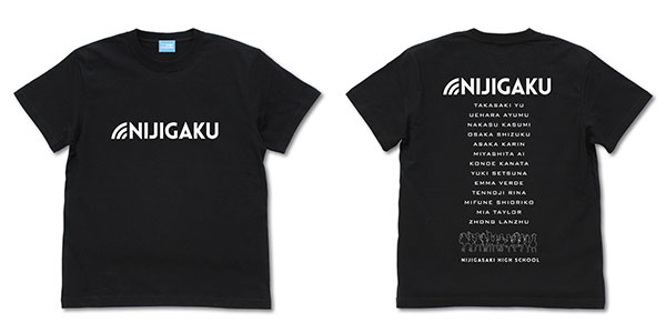 ラブライブ！虹ヶ咲学園スクールアイドル同好会 Tシャツ/BLACK-L（再販