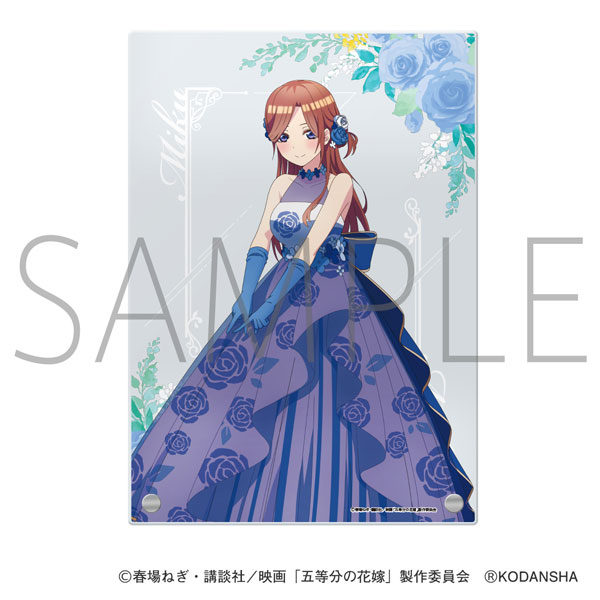 映画 五等分の花嫁 披露宴 アクリルパネル 中野三玖 Amiami Jp あみあみオンライン本店