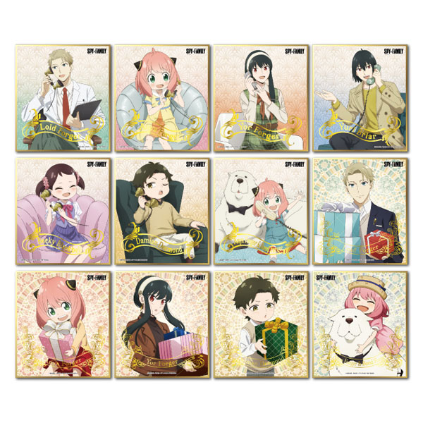 SPY×FAMILY ビジュアル色紙コレクション2 12個入りBOX