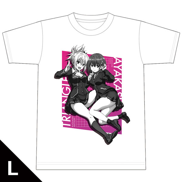 TVアニメ「あやかしトライアングル」 Tシャツ[祭里＆すず] Lサイズ