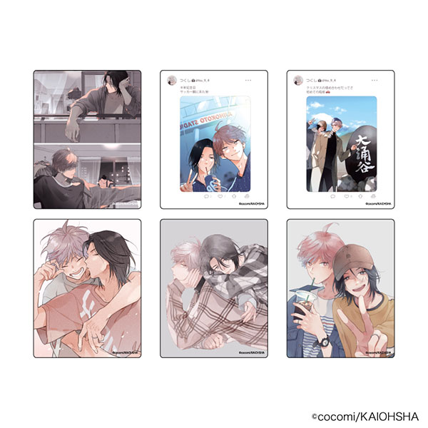 アクリルカード「ロスタイムに餞を」01/公式＆描き下ろしイラスト 6個