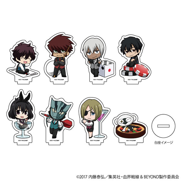 アクリルぷちスタンド「血界戦線 ＆ BEYOND」03/ディーラーver. ミニキャライラスト 8個入りBOX（再販）[A3]《発売済・在庫品》
