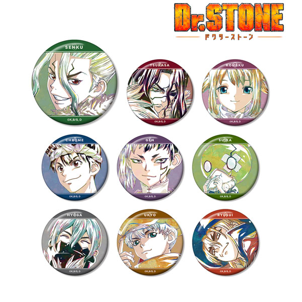 Dr.STONE トレーディング Ani-Art 第2弾 缶バッジ 9個入りBOX[アルマビアンカ]《在庫切れ》