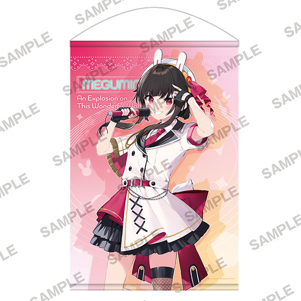 アニメ化記念フェア タペストリー めぐみん アイドル衣装Ver. この素晴らしい世界に爆焔を！』アニメ化記念フェア 描き下ろし