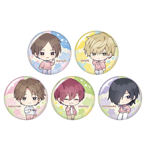 クールドジ男子 ミニキャラ缶バッジ 5種×5セット クールドジ男子 トレーディングミニキャラ缶バッジ 5個入りBOX
