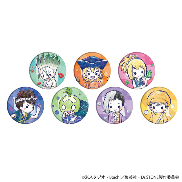 ホログラム缶バッジ(65mm)「Dr.STONE」02/グラフアートイラスト 7個入りBOX[A3]《在庫切れ》