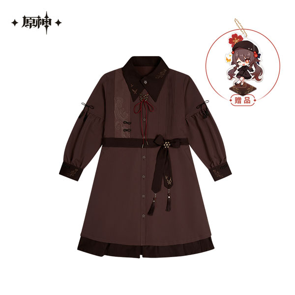 胡桃 キャライメージアパレルシリーズ ワンピース ブラウン Sサイズ 「原神」 特典】原神 キャライメージアパレルシリーズ ワンピース 胡桃 M[miHoYo