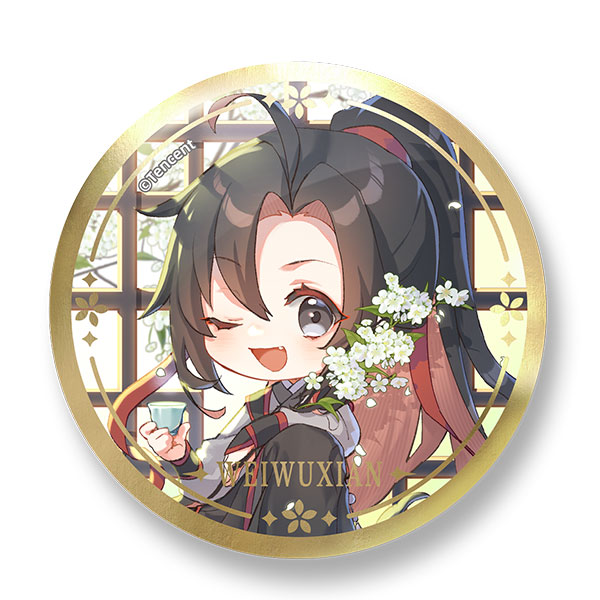 アニメ「魔道祖師」 春花Ver. 缶バッジ 魏無羨[南漫社]《在庫切れ》