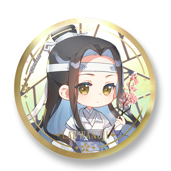 アニメ「魔道祖師」 春花Ver. 缶バッジ 藍忘機[南漫社]《在庫切れ》