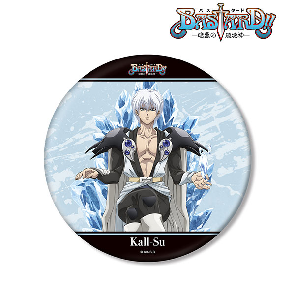 アニメ「BASTARD！！ -暗黒の破壊神-」 描き下ろしイラスト カル=ス 玉座ver. BIG缶バッジ[アルマビアンカ]《在庫切れ》