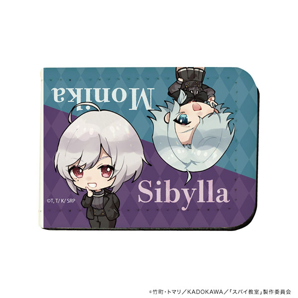 レザーフセンブック「スパイ教室」03/ジビア＆モニカ(ミニキャライラスト)[A3]《在庫切れ》