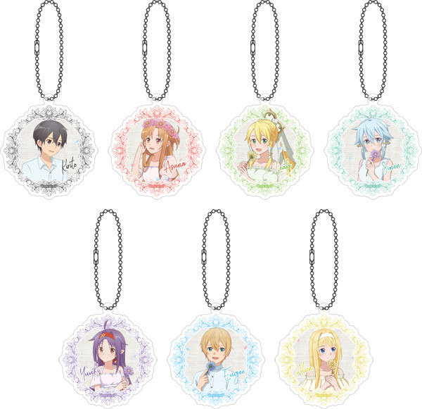 アウトレット福袋 ソードアート・オンライン アクリルキーホルダーコレクション 7 パソコン用キーボード