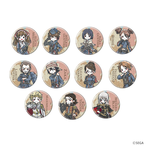 缶バッジ「戦場のヴァルキュリア」02/グラフアートイラスト 11個