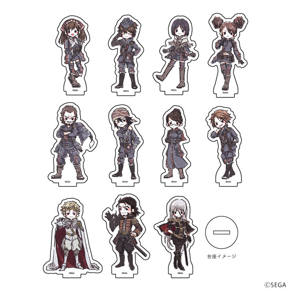 アクリルぷちスタンド「戦場のヴァルキュリア」01/グラフアートイラスト 11個入りBOX[A3]《在庫切れ》