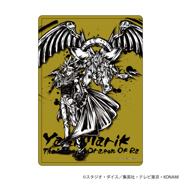キャラクリアケース「遊☆戯☆王デュエルモンスターズ」19/闇マリク＆ラーの翼神竜(墨絵イラスト)[A3]《在庫切れ》