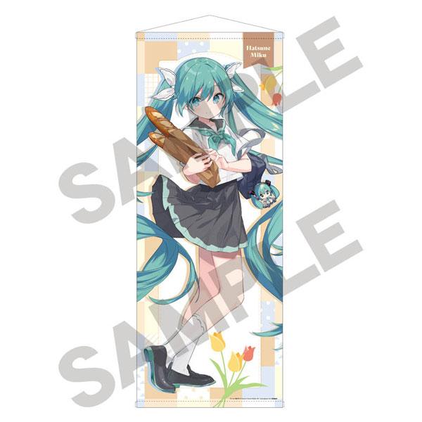初音ミク 等身大タペストリー パンの街 はんなり京都[クラックス