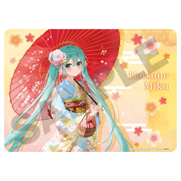 初音ミク ラバーマット 和服散歩 はんなり京都[クラックス]《在庫切れ》