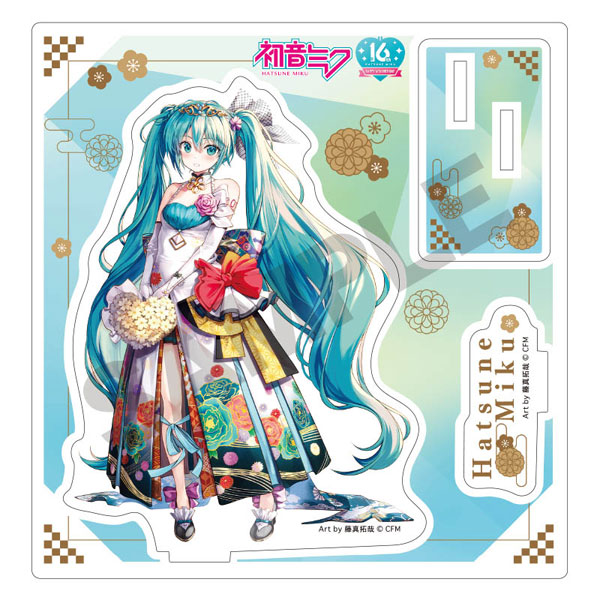 初音ミク キーホルダー アクリルスタンド(初音ミク) Art by 胡麻