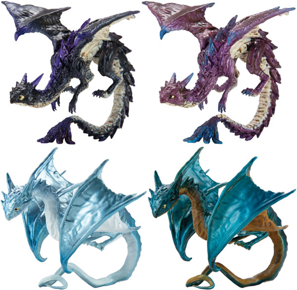 【中古】(本体A-/箱B)指乗せドラゴン 全4種セット[SO-TA]《発売済・在庫品》