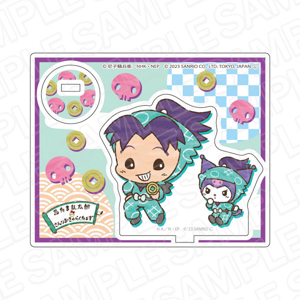 忍たま乱太郎　サンリオ　アクリルスタンド　きり丸　クロミ 忍たま乱太郎×サンリオキャラクターズ アクリルスタンド きり丸