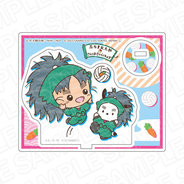 グッズ-スタンドポップ】忍たま乱太郎×サンリオキャラクターズ