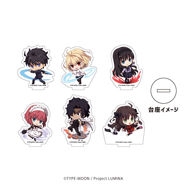 アクリルぷちスタンド「MELTY BLOOD： TYPE LUMINA」01/ミニキャライラスト 6個入りBOX[A3]《在庫切れ》