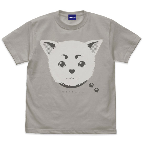銀魂 マヨラー Tシャツ 銀魂 定春フェイス TシャツVer.2.0/LIGHT GRAY-M（再販）[コスパ
