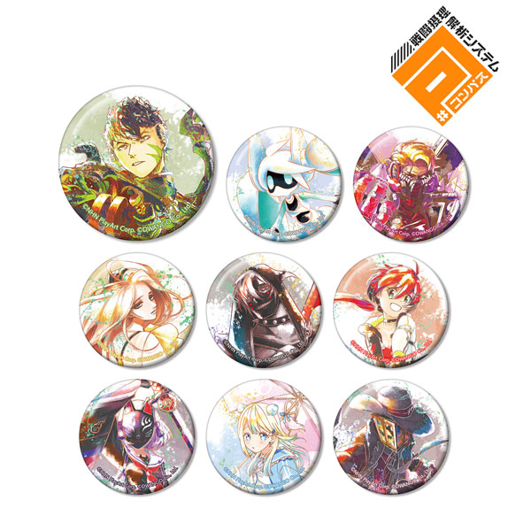 #コンパス 戦闘摂理解析システム トレーディング Ani-Art aqua label 缶バッジ ver.A 9個入りBOX[アルマビアンカ]《在庫切れ》