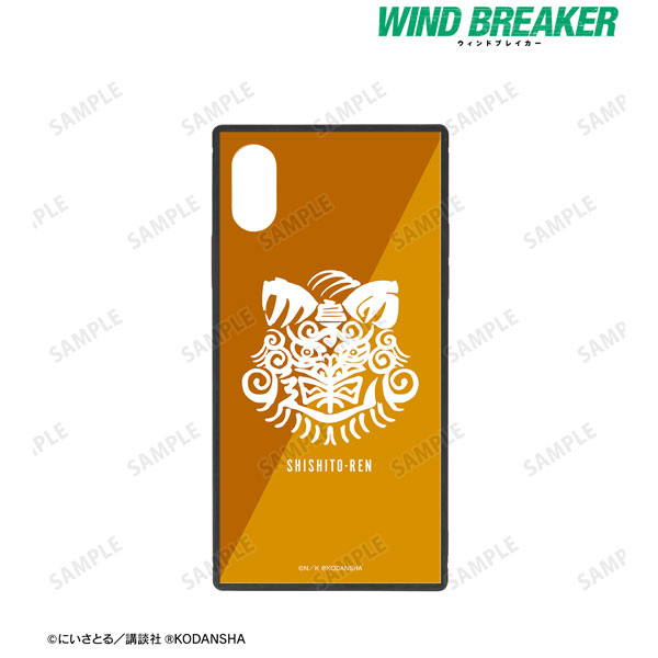 WIND BREAKER 獅子頭連 スクエア強化ガラスiPhoneケース(13 Pro