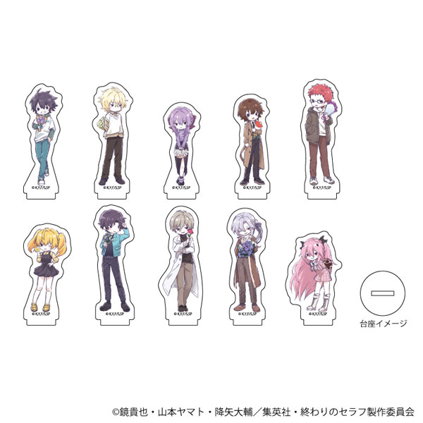 【希少】終わりのセラフ グラフアート アクリルぷちスタンド アクリルぷちスタンド「終わりのセラフ」03/花ver. グラフアート