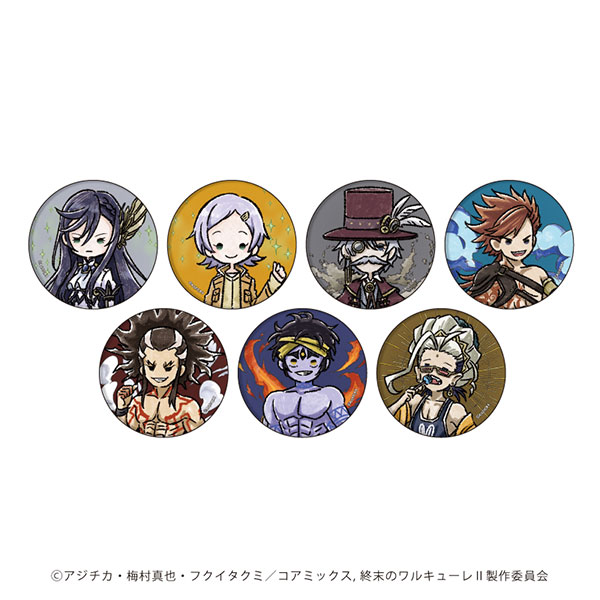 缶バッジ「終末のワルキューレII」03/グラフアートイラスト 7個入りBOX